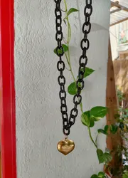 שרשרת לב זהב