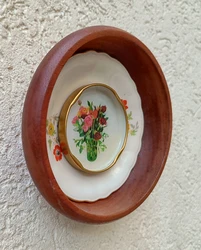 קישוט זר פרחים