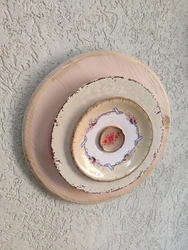 קישוט קיר ורוד עתיק