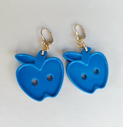 עגילי תפוח כחול