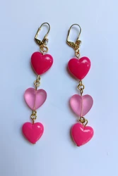 עגילי לב יו