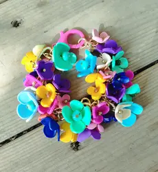 צמיד פרחים צבעוני