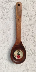 קישוט קיר כף עץ