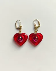 עגילי לב אוהב