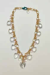 שרשרת לבבות שקופים